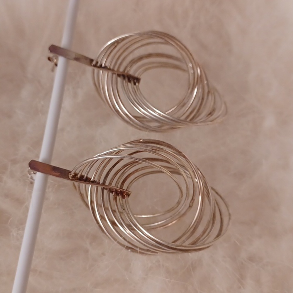 Sterling Silver Mobile Earrings. - image 1